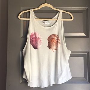 Wildfox mermaid shells tank S